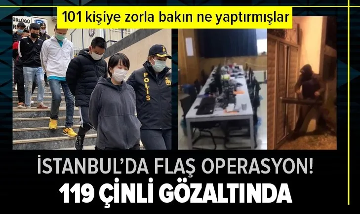 Son dakika: Silivri'de kripto para çetesine operasyon: 119 Çinli gözaltında! 9 ayrı villada 101 kişiyi zorla çalıştırmışlar