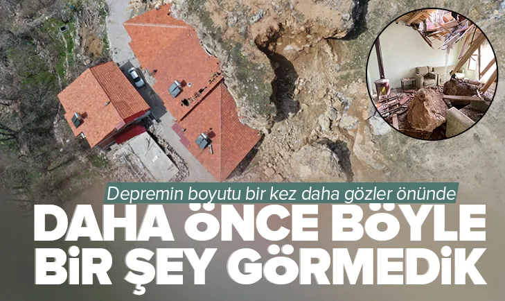 Depremin boyutu bir kez daha gözler önünde!