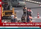 D-100 Karayolu çökme nedeniyle trafiğe kapatıldı | Video