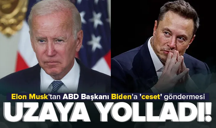 Musktan ABD Başkanı Bidena gönderme!