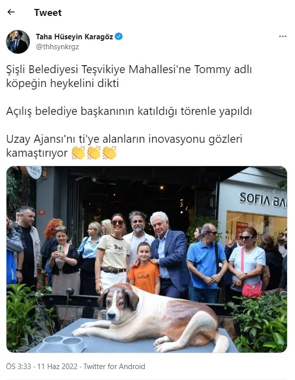 CHP'li belediyede köpek heykeli gururu! Milli Uzay Projesine bile dil uzatanlar halka böyle hizmet veriyor - 3