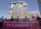 İşten çıkarılan işçiler CHP binası önünde eylem yaptı!