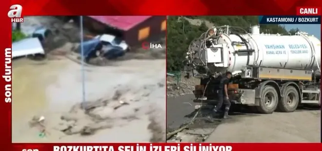Kastamonu ve Sinop’ta sel felaketinin izleri siliniyor! A Haber ekipleri Kastamonu ve Sinop’ta