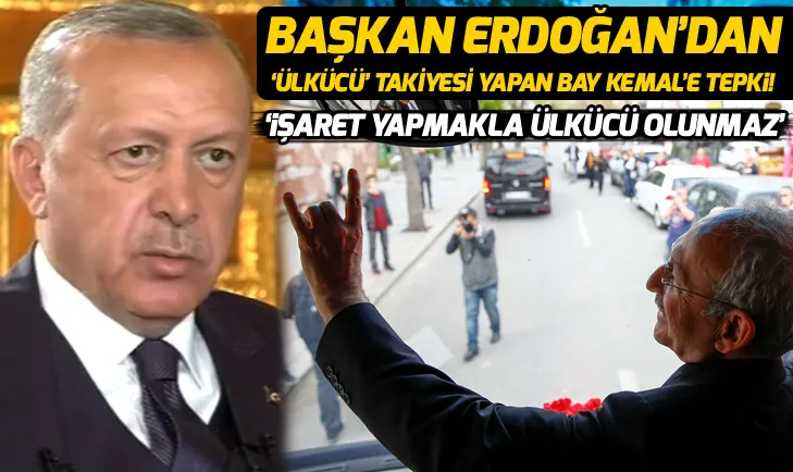 BaÅkan ErdoÄan'dan Bay Kemal'e 'ülkücülük' tepkisi