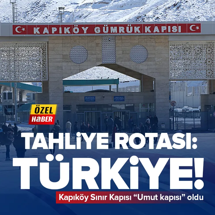 Tahliye rotası Türkiye!