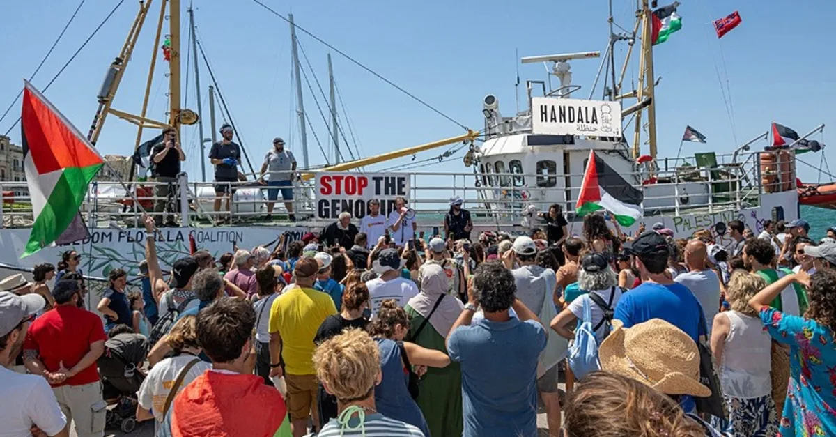 Sumud'un ardından şimdi de Özgürlük Filosu Gazze yolunda! A Haber akvitistlerin tutulduğu hapishaneyi görüntüledi