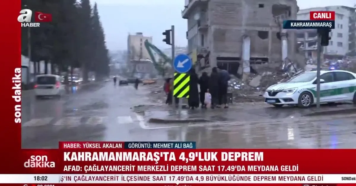 Kahramanmaraş'ta 4.9'luk deprem