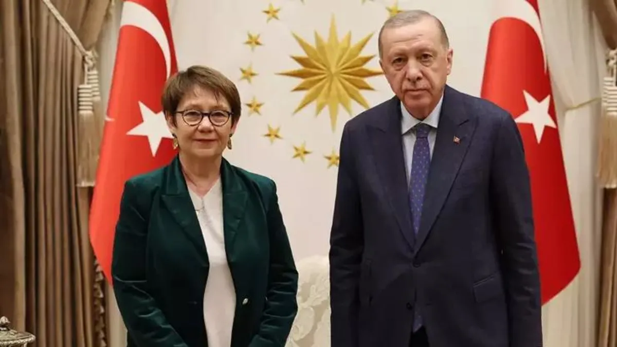 Başkan Erdoğan'dan diplomasi trafiği! EBRD Başkanı Odile Renaud-Basso'yu kabul etti