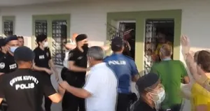 BAL maçında kavga! Demir parmaklıkları kırdılar