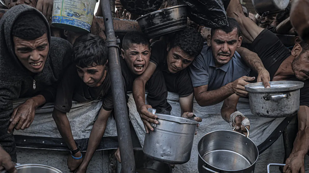 Gazze insani kriz hat safhada! Açlık, susuzluk, kuraklık...