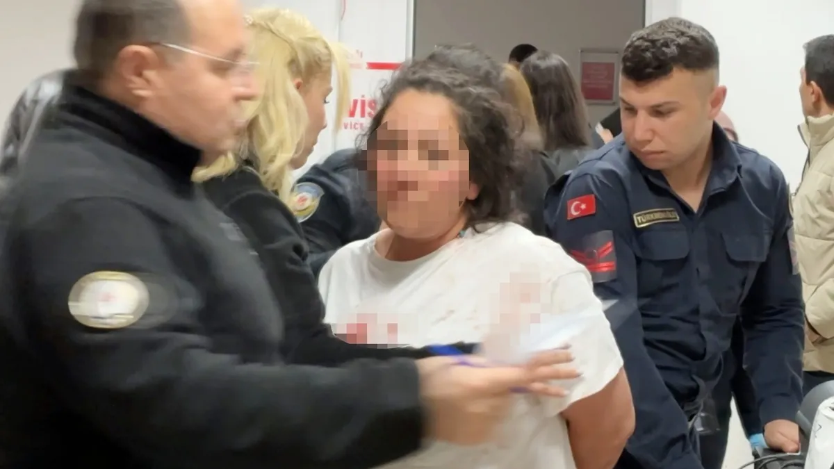 Aksaray’da skandal olay! Oğul bıçakladı anne hastanede polise saldırdı