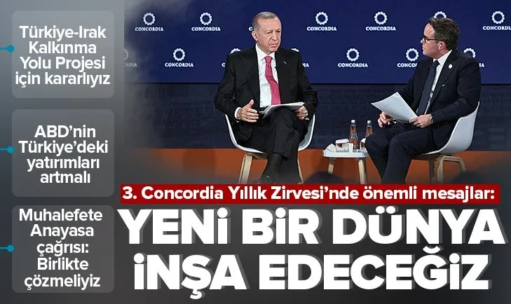 Başkan Erdoğan: Yeni bir dünya inşa edeceğiz