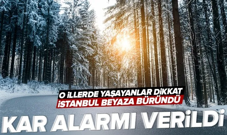 SON DAKİKA! Kar alarmı verildi! Meteoroloji’den yeni hava durumu raporu | İstanbul’da kar yağışı devam edecek mi? O illerde yaşayanlar dikkat