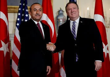 Çavuşoğlu Pompeo ile görüştü
