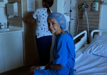 Tanyeli hastane odasından paylaştı! "Onların hakkı ödenmez"