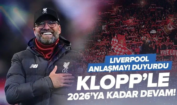 Liverpool Jurgen Klopp ile devam dedi! 2026 yılına kadar yeni sözleşme imzalandı