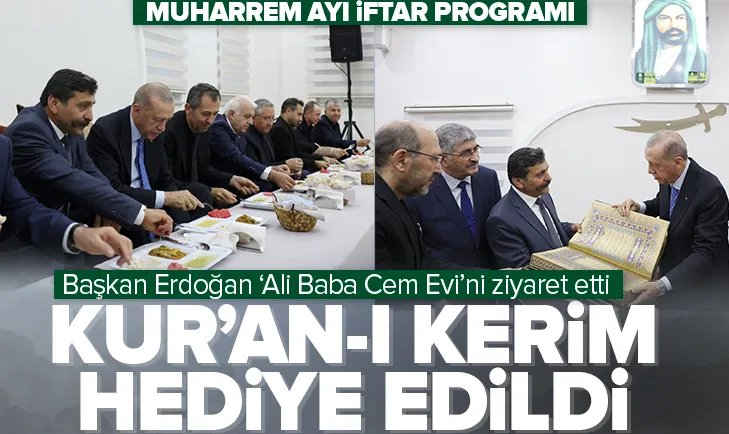 Erdoğan, Muharrem ayı iftar programına katıldı