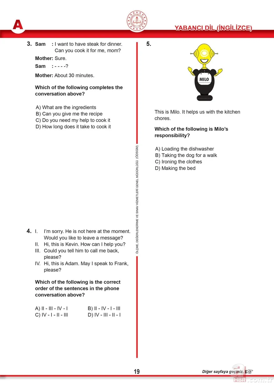 meb.gov.tr: LGS 2021 soruları ve cevapları burada! Sözel ve sayısal LGS soru kitapçığı ve cevap anahtarı tam liste 22