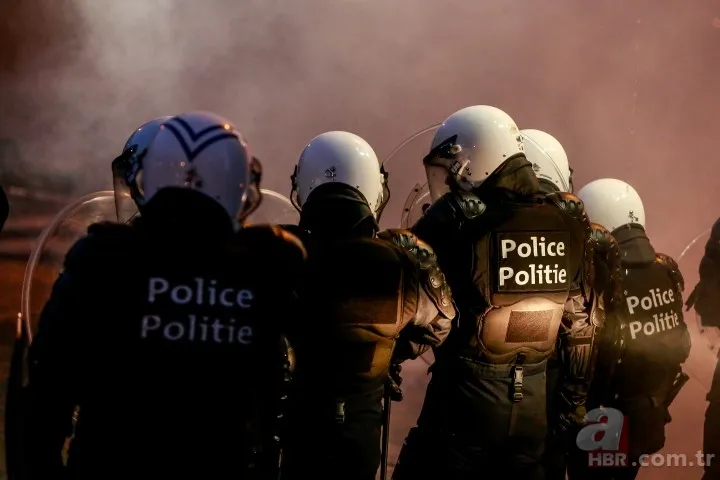 AB ülkesinde sokaklar savaş alanına döndü 5