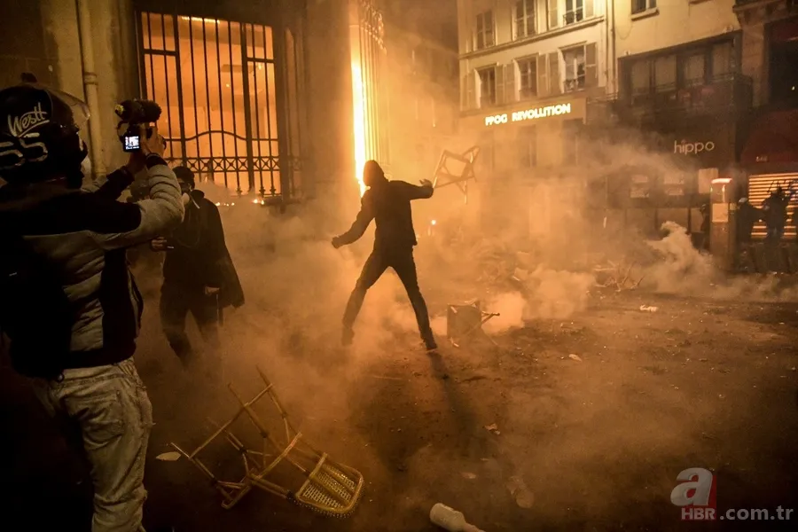 Fransa Cumhurbaşkanı Emmanuel Macron kabul etti: Polis şiddet uyguluyor! 25