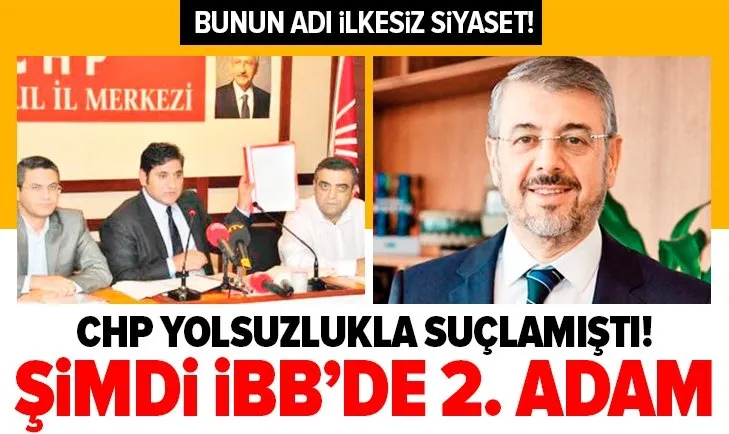 CHP yolsuzlukla suçladığı eski bankacıyı İBB'de 2. adam yaptı!