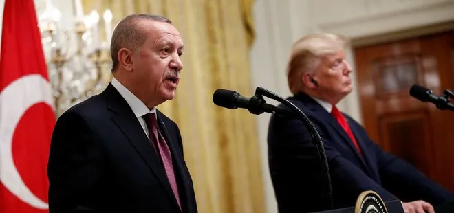 Başkan Erdoğan ve Trump’tan heyetler arası görüşmenin ardından açıklamalar