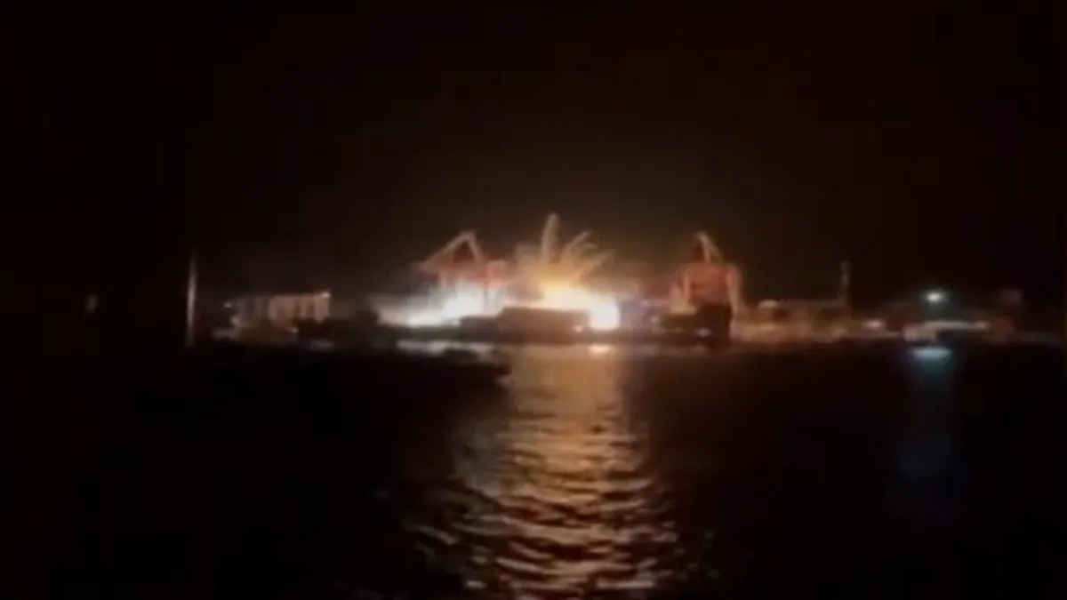 Rusya Odessa’yı vurdu! Vurulma anı kamerada