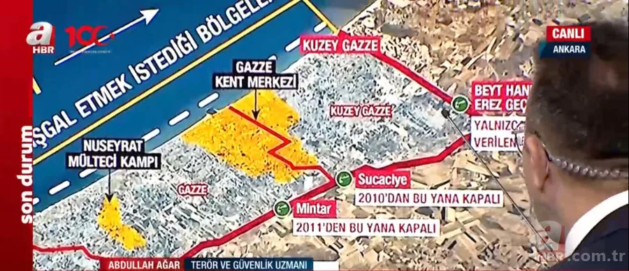 Katliam tankları Gazze topraklarında! Terör ve Güvenlik Uzmanı Abdullah Ağar A Haber'de anlattı: Beni çok şaşırttı 11