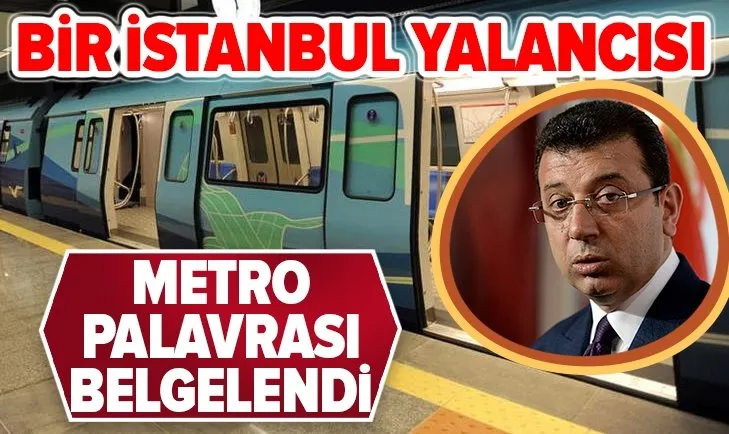Ekrem İmamoğlu’nun yalanları bitmiyor! Şimdi de Başakşehir Şehir Hastanesi metrosunu yapmıyor