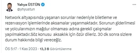 thyden-biletleme-ve-rezervasyon-islemlerindeki-aksamalara-yonelik-aciklama-network-altyapisinda-sorun-yasaniyo-1698849514254.jpg THY'de biletleme nedeniyle yaşanan aksaklık sonrası İstanbul uçuşları yeniden başladı - 2