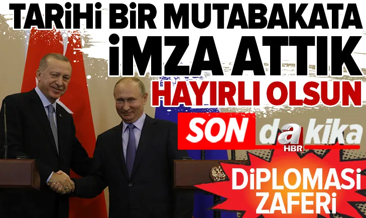 Başkan Erdoğan ile Putin'den kritik zirve sonrası önemli açıklamalar