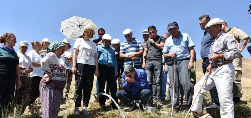 Köylerine 35 yıl sonra su geldi