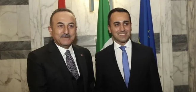 Son dakika: Mevlüt Çavuşoğlu, Luigi Di Maio ile Libya’yı konuştu