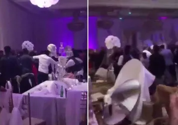 Düğün günü rezalet!