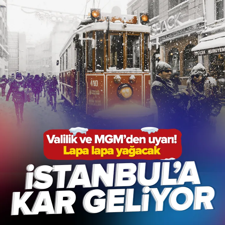 Bu sefer daha kuvvetli! Kar yağışı İstanbula dönüyor