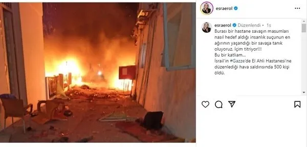 Gazze’deki hastane katliamına tepkiler çığ gibi! Katilsin İsrail kahrol İsrail