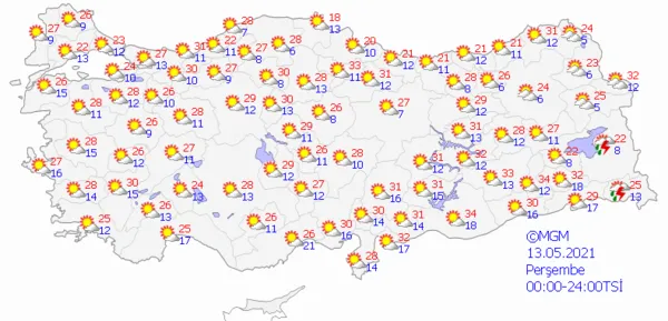 1620752054468.png Meteoroloji Genel Müdürlüğü'nden Ramazan Bayramı açıklaması! Bayramda havalar nasıl olacak? İstanbul Ankara İzmir hava durumu - 10