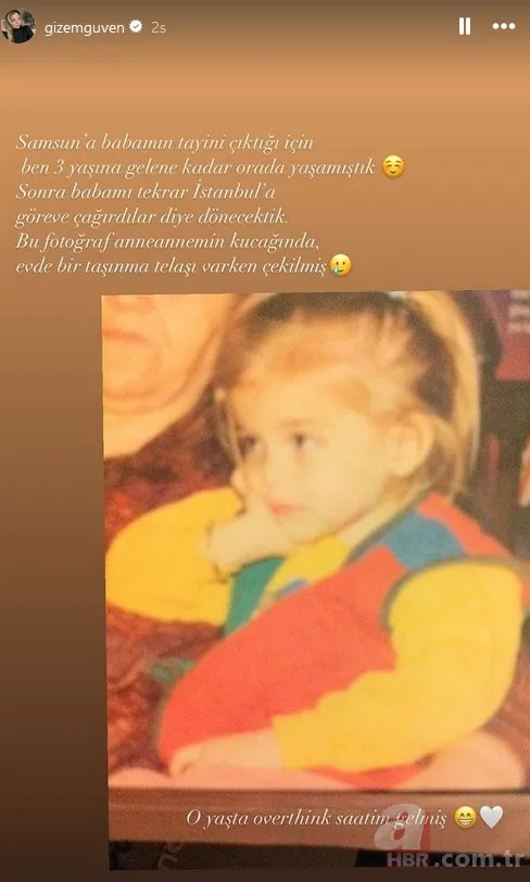 Sihirli Annem'in Ceren'i Gizem Güven çocukluk halini paylaştı! "Favori modum" 3