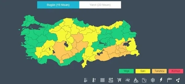 Meteoroloji yeni hava durumu raporunu yayınladı! Gök gürültülü sağanak ve toz taşınımı alarmı | O illerde yaşayanlar dikkat - 1