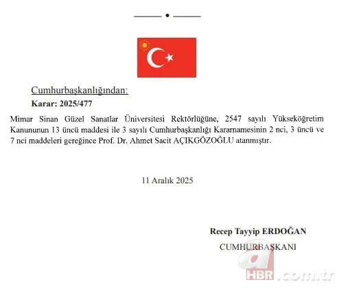 Başkan Erdoğan imzaladı! 9 üniversiteye rektör ataması Resmi Gazete'de 7