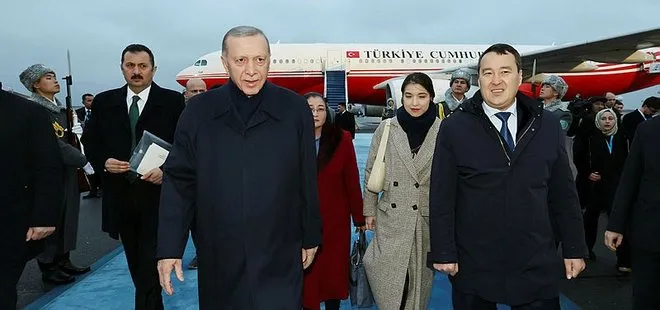 Başkan Recep Tayyip Erdoğan Türk Devletleri Teşkilatı 10’uncu Zirvesi için Astana’da