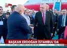 Son dakika: Başkan Erdoğan Atatürk Havalimanında böyle karşılandı |Video
