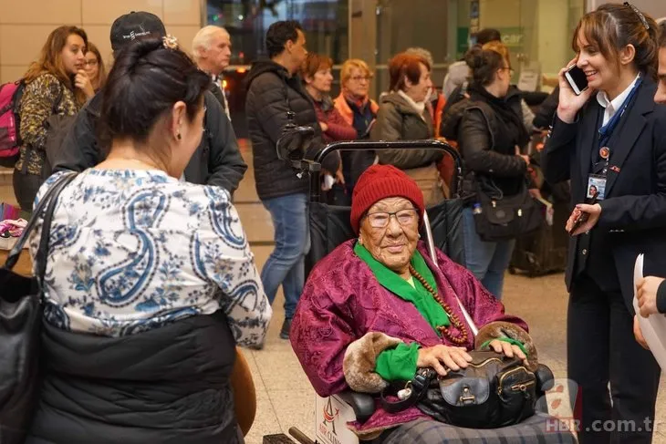 Tibetli kadın yolcu THY’nin tarihine geçti