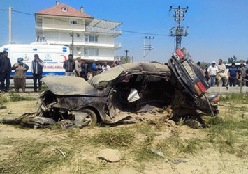 Konya'da katliam gibi kaza: 4 ölü