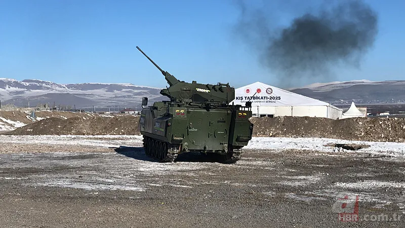 Eksi 19 derecede tam isabet! Kars'ta hedefler vuruldu | İnsansız zırhlı muharebe aracı sahnede 5