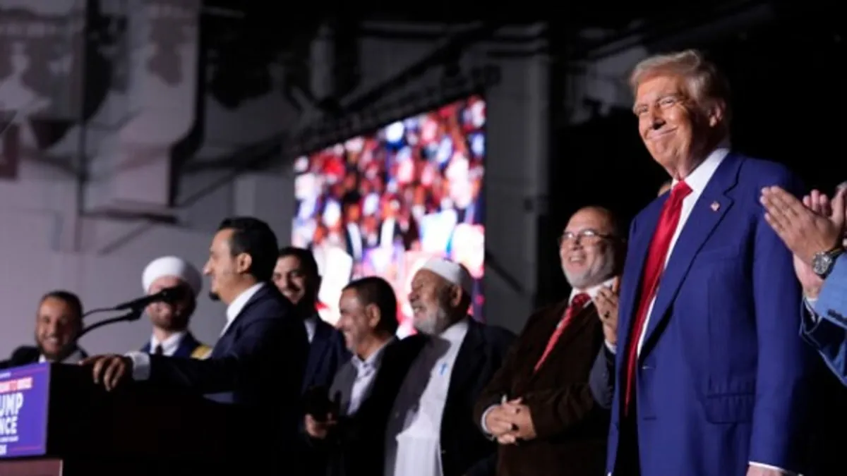 Kritik eyalette Müslümanlar Trump dedi! Anketlerde kim önde?