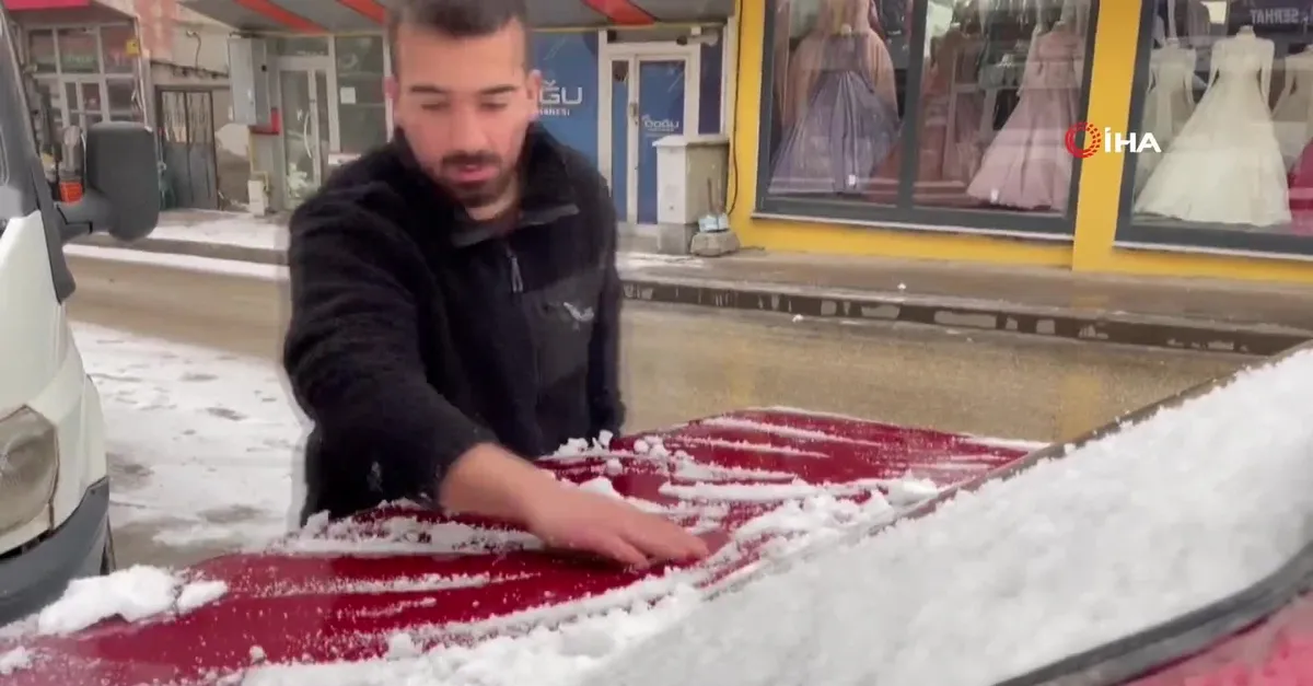 Sarıkamış beyaza büründü