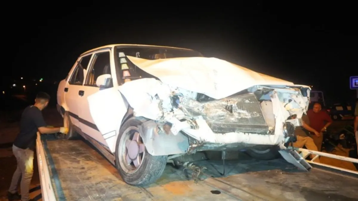 Kırıkkale'de gece yarısı feci kaza! Otomobil ile üç tekerlekli motosiklet çarpıştı: 6 yaralı