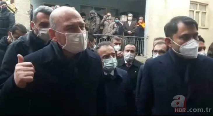 İçişleri Bakanı Süleyman Soylu ve Çevre ve Şehircilik Bakanı Murat Kurum Artvin'deki yangın bölgesine gitti