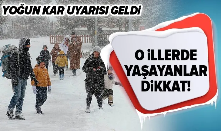 Meteorolojiden son dakika hava durumu açıklaması! Yoğun kar yağışı uyarısı | 29 Ocak 2021 hava durumu
